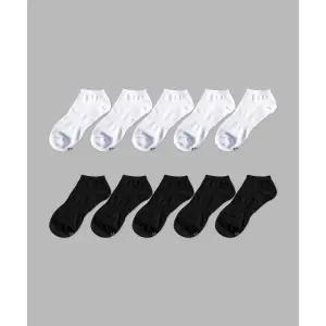 IL--GNG-CHIL [10PACK 팩] 1507 모노 트라우져 스니커즈 삭스 _ 스노우 화이트/블랙