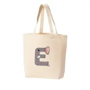 에코백 토트백 ELEPHANT 엘리펀트 코끼리 알파벳 E 코끼리 그림 다양한 사이즈