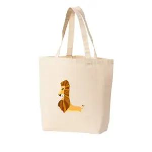 에코백 토트백 Lion 사자 그림 알파벳 L자 형상화 사자자리 그림 다양한 사이즈
