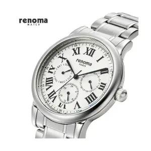 다기능 화이트 남성 메탈시계 RE605MWW