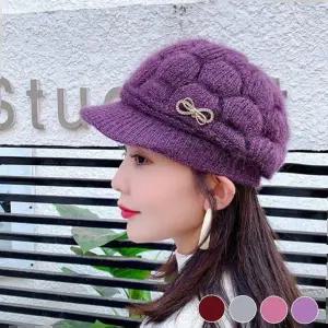 털모자 중장년층 융털 캡 비니 큐빅 포인트 엄마 모자