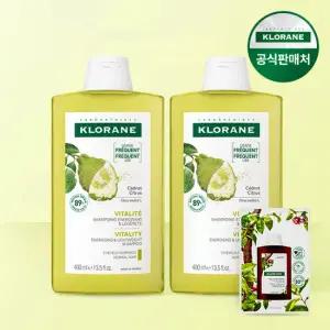 클로란 시트러스 샴푸 400ml 2개