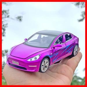 1:32 모델 3 어린이용 고급 장식품 선물 및 장난감(소리와 빛이 있는 합금 다이캐스팅 모델 포함)