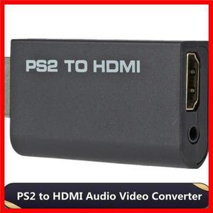 1080P PS2-HDMI 호환 변환기 어댑터 플레이스테이션 2-HDMI 게임 비디오 어댑터 케이블은 모든 PS2 디스플