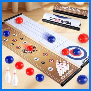 어린이용 인터랙티브 소셜 컬링 축구 보드 게임 볼링 테이블 게임 매트 가족 친구 파티 재미있는 실내 게임