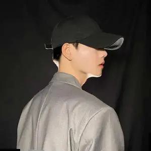 무지야구모자 대학생 남자 스포티룩 볼캡 캐주얼 무지 블랙 모자