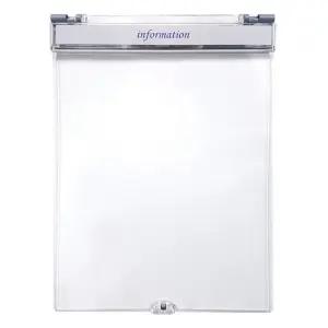 안내보드 단면형 다산 화이트 학교 회사 게시판 a4 사무용품