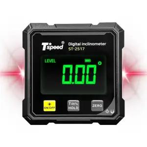 Tspeed 디지털수평기 각도계 ST-2517 자석 수평계 레이저레벨기 각도기