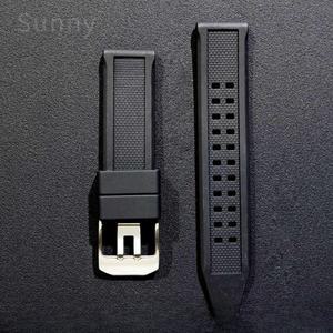 스위스 Luminox 7050 시리즈 23 20mm 야외 스포츠 항 알레르기 보안 실리콘 환경 보호 고무 시계 밴드