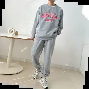 맨투맨 보스턴 남자 기모 조거 세트 SD-231119M