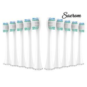 교체용 칫솔 헤드 아쿠아소닉 블랙 시리즈 프로 바이브 듀오 전동 리필 나일론 강모