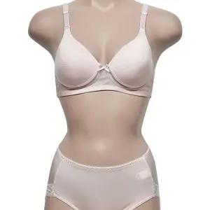 미코디 고퀄리티 풍기 인견 유기농 순면 여성 B컵 브라 팬티 세트