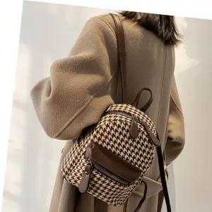 백팩 하운드투스 체크 트위드 미니백팩 SM-UN-0306