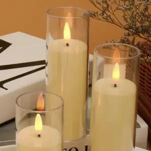 대 움직이는 LED촛불무드등 조명 불멍 양초캔들 전자초 티라이트 전자양초 꺼지지않는이벤트