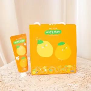 애기감귤 핸드크림 3P 과일향 고보습 핸드케어 제주여행 기념품
