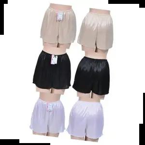 무지 새틴 심플하고 실크처럼 부드러운 속바지 슬립