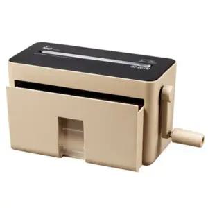 꽃가루형 미니 수동 A4 소형 서류 세단기 종이 영수증 문서 파쇄기 세절기 분쇄기 가정용 사무실 문서세단