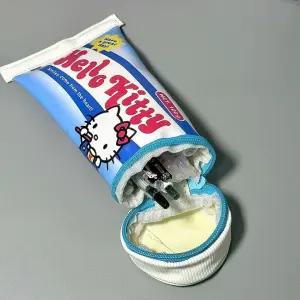 헬로 키티 필통 연필 케이스 재미 치약 모양 학생 직장인 선물 책상 정리 문구 보관