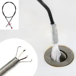 배수구 청소 집게/스프링/청소기/배수관/하수구/배관/뚫기/세면대/하수도/뚫어/막힘/머리카락/제거기/변기