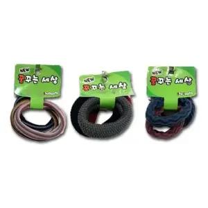 태극 복고풍 머리끈 고무줄 헤어밴드 악세서리 곱창 곱창끈 헤어핀 곱창끈 헤어타이