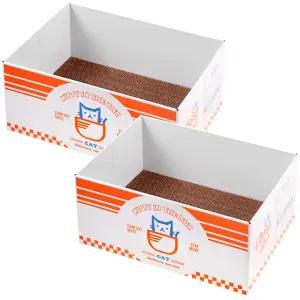 고양이 스크래쳐 박스