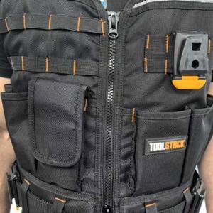 멀티 포켓 작업 듀티 기사 조끼 전기 헤비 재킷 도구 다기능 목수