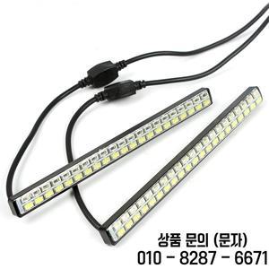 DRL 화이트 & 앰버 범용 자동차 LED 주간 등 42 칩 방향 스타일링 2Pcs