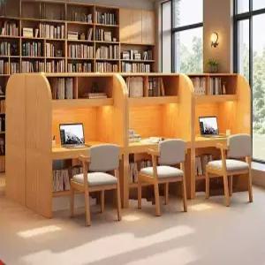 1인 책상 독서실 칸막이 테이블 사무용 데스크 스터디 개인 워크스테이션