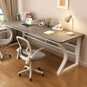 게이밍 책상 2인용 컴퓨터 데스크 학습용 홈오피스 스틸 프레임 워크테이블