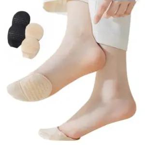 여성 발바닥 앞꿈치 보호 패드 덧신 양말 깔창 민무늬 K405