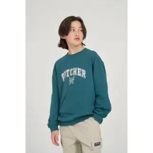 SFIT 에스핏 HC29 절개소매 맨투맨 그린 주니어 공용 절개 소매 맨투맨 그린 SJZ101MK