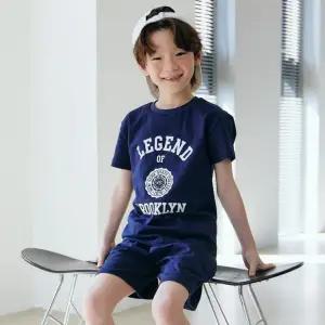 키즈의류 어린이 브루클린 키즈복 2종세트 반팔옷 초등학생옷 상하복 여름옷
