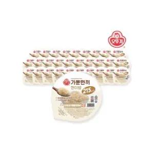 오뚜기 가뿐한끼 현미밥 150g x 30개(1박스) 즉석밥