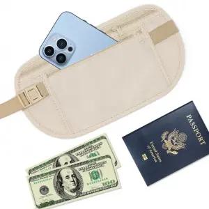 유럽 소매치기 도난방지 여행 복대 가방 안전 허리 지갑 파우치 크로스백 슬링백