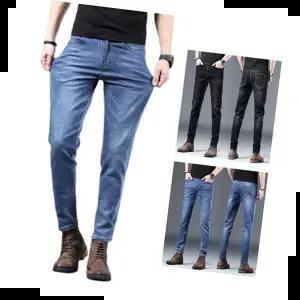 키밍 빅사이즈 남자청바지 슬림 일자 스판 테님 팬츠