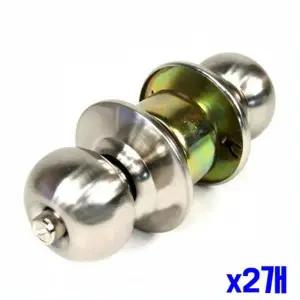 WL 동그란 문손잡이 도스도어록 침실SS x2개