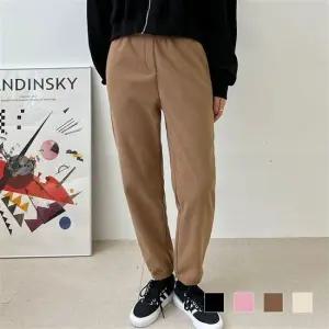 에셀 기모 골덴 조거 팬츠 따뜻한 겨울 보온 바지