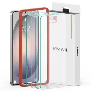 케이맥스 갤럭시 S26 울트라 플러스 지문인식 풀글루 강화유리 액정 보호필름 4매 + 부착 가이드툴