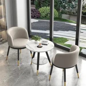 2인 티 테이블 의자 세트 2인용 식탁 1번 티테이블 원형