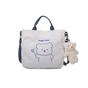 테디캐릭터 켄버스백 곰돌이가방 슬링백 에코백 여성