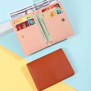 여성 남자 중 고등 학생 카드 지갑 월렛 지폐 슬림 반-WFGUY1U