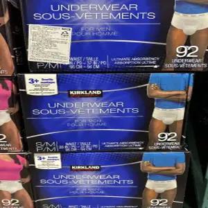 커클랜드 시그니처 기저귀 남성용 92매입 1개