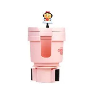 카카오프렌즈 백설 춘식 3단 멀티 차량용 컵홀더 텀블러 거치대