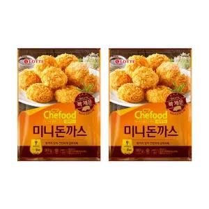 쉐푸드 미니돈까스 380gx2개