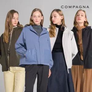 꼼빠니아 레더패치 점퍼