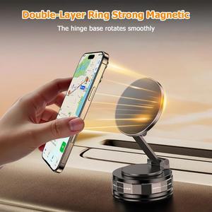 신형 진공 양면 자석 흡착 컵 홀더 접이식 주방용 휴대폰 핸드폰 차량용 거치대 아이폰 호환 17