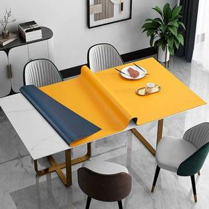 대형 식탁 실리콘매트 깔개 홈 60x60 테이블 방수 덮개 군녹/연회색 식탁보 주방 가정용