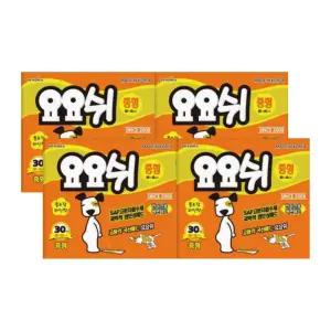 요요쉬 애견패드 배변패드 중형 30매 4개
