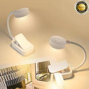 미니 클립 북 램프 LED 테이블 눈 보호 3색 배터리 구동 야간등 휴대용 침대 옆 학생 독서등