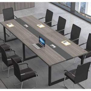 회의실 테이블 대형 미팅 회사 회의용 다인 사각 미팅룸 길이
